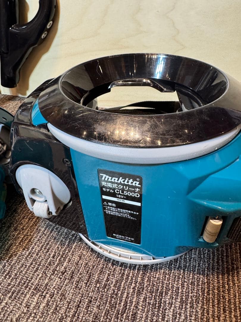 最終値下げ　Makita CL500D 中古品　掃除機 本体・ホース・ノズル付き