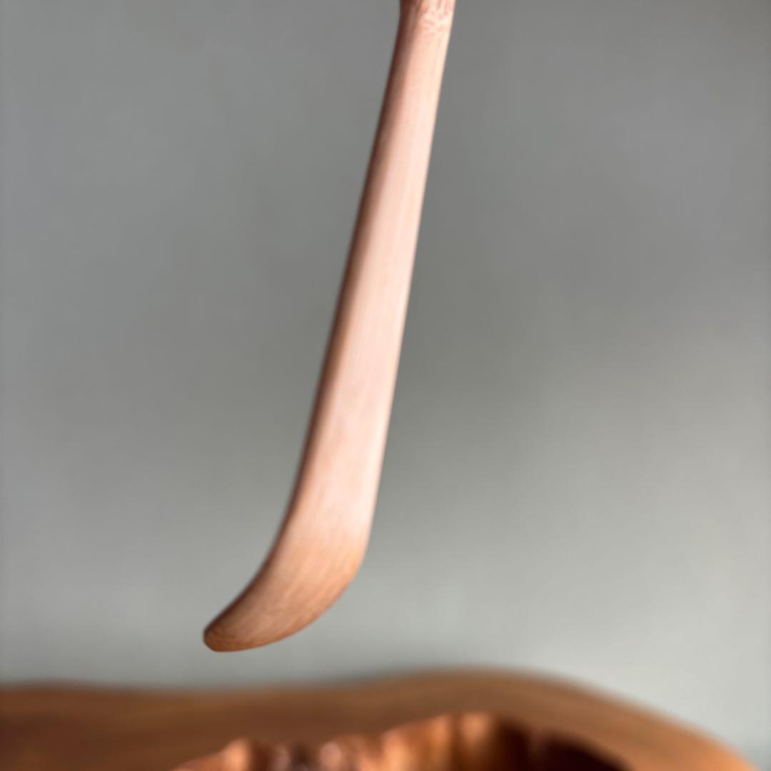 茶杓 銘「花ごろも」森洞雲造 竹筒 木箱入り