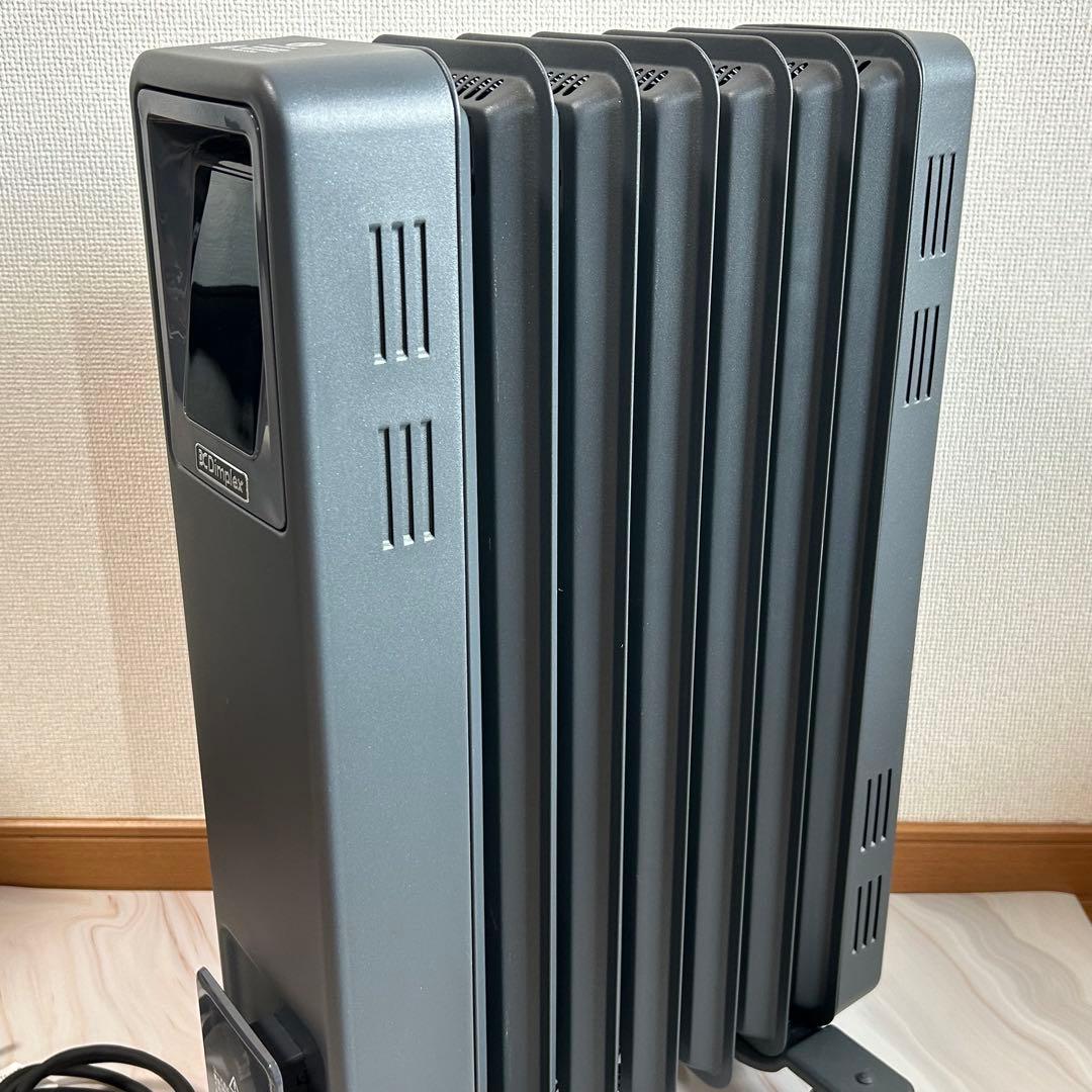 【美品】Dimplexオイルフリーヒーター ECR12ECSF B04グレー