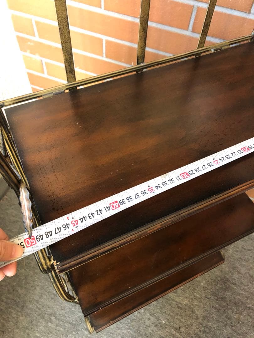 アイアンラック　アイアンスタンド　飾り棚　ディスプレイラック　アンティーク調