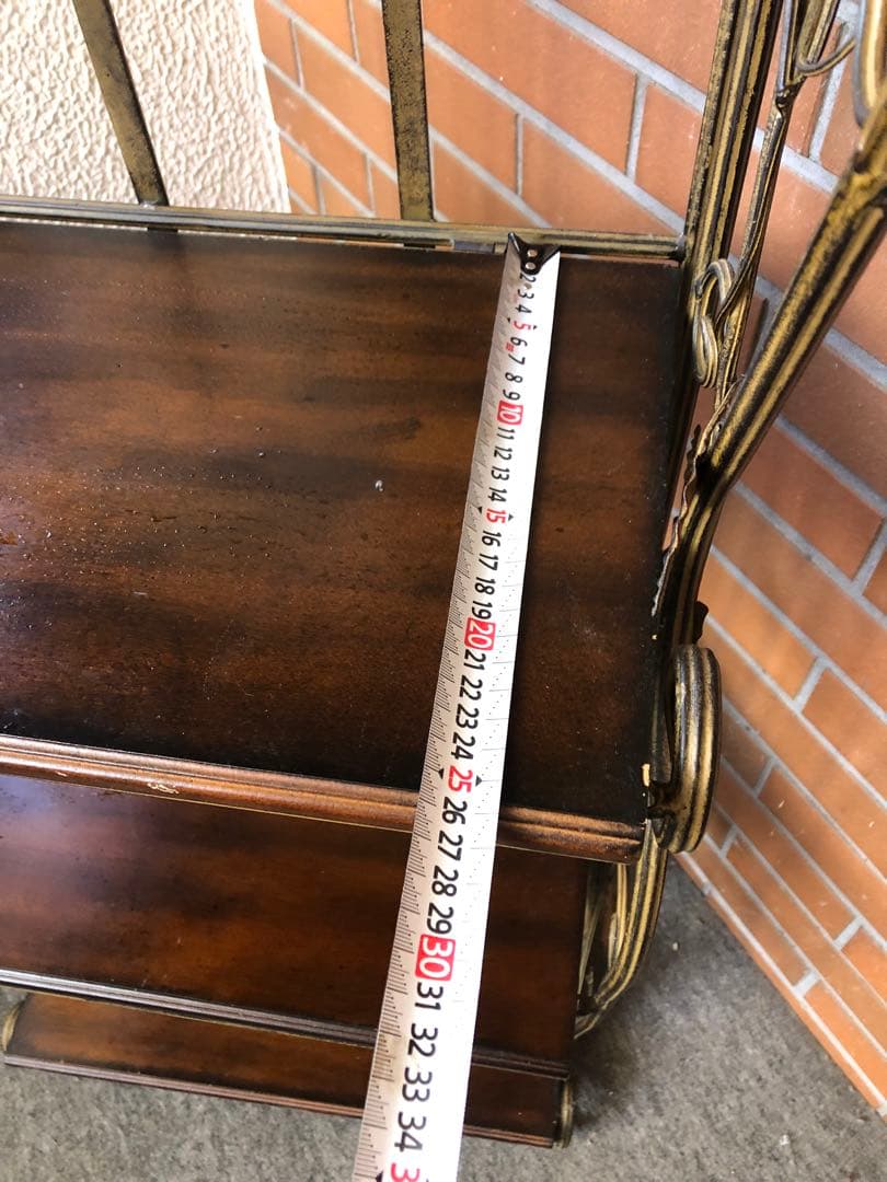 アイアンラック　アイアンスタンド　飾り棚　ディスプレイラック　アンティーク調