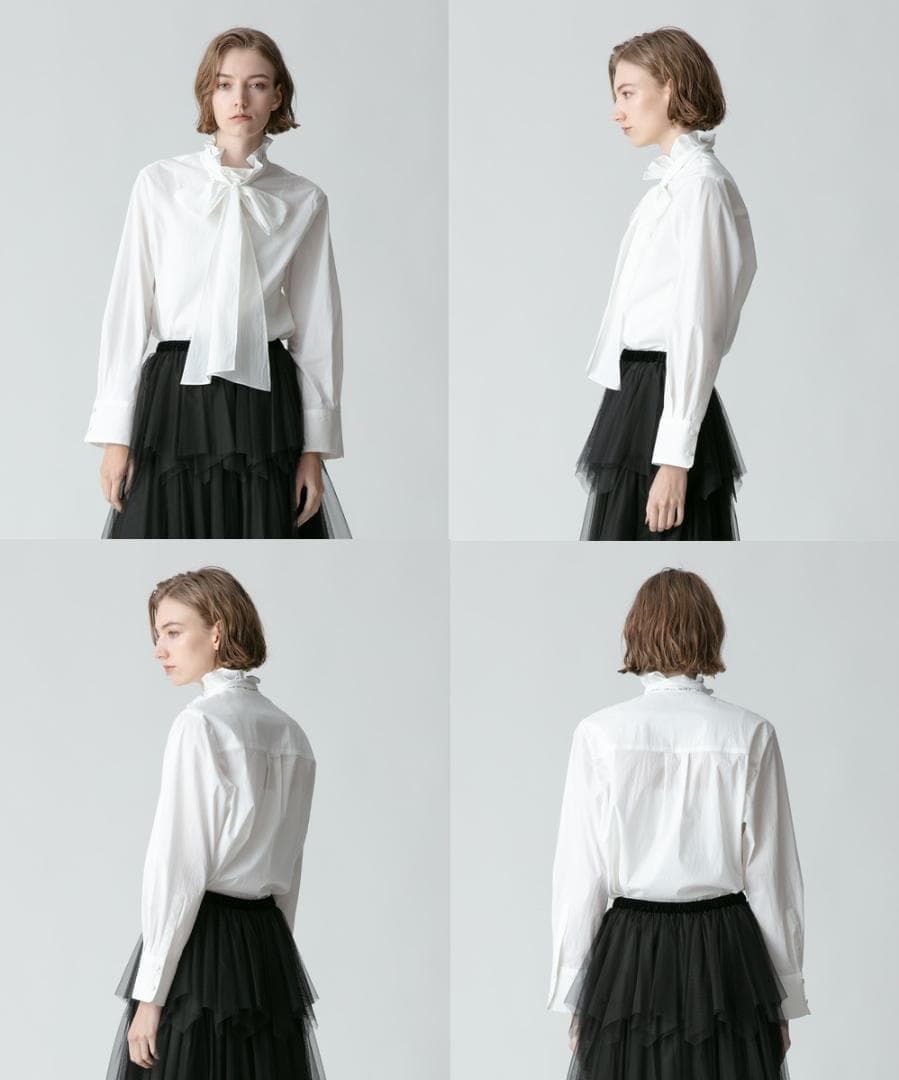 ヴィンテージブロードボウブラウス 　allureville