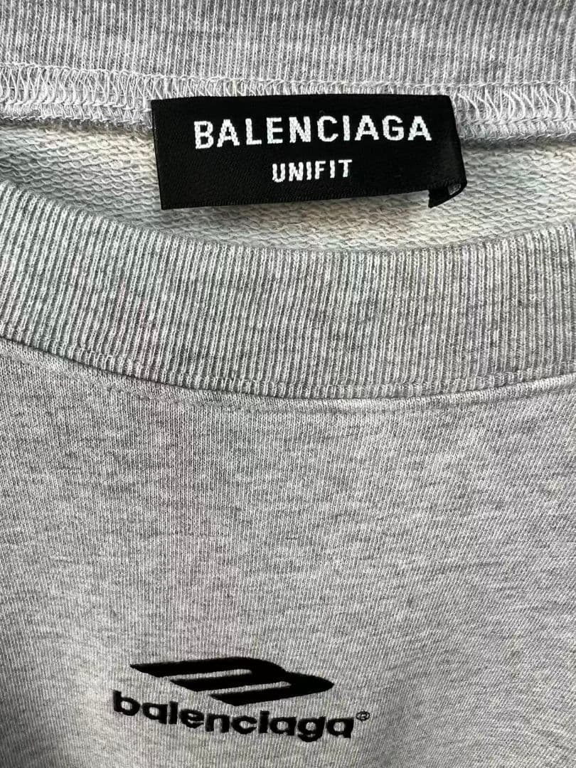 balenciaga バレンシアガ グレー スウェット トレーナー 新品同様