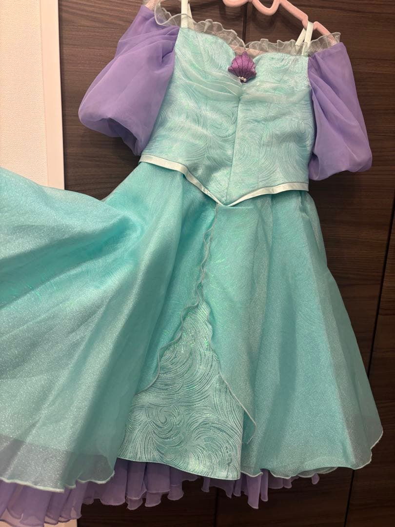 ディズニー♡ビビディバビディブティック公式♡アリエルドレス♡110美品♡