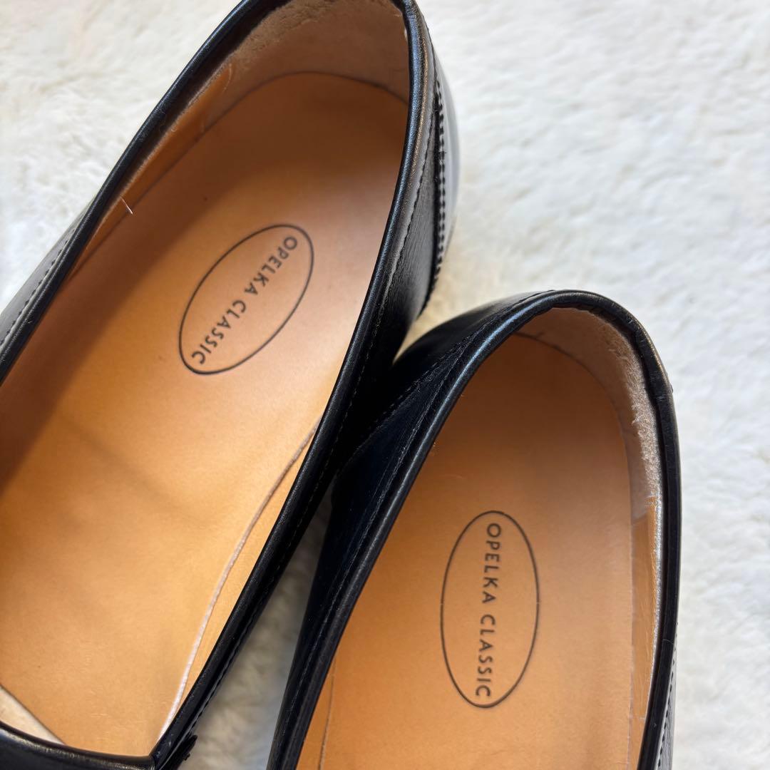 OPERA CLASSIC フリンジ タッセル ローファー 25 革靴 黒