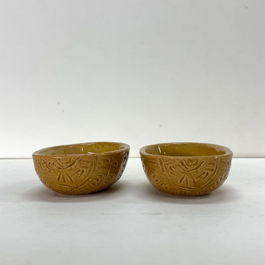 布志名焼 大 小 俵 深鉢 4点 民藝 レトロ