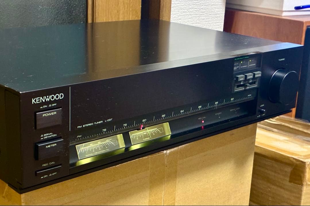 【調整済・完動美品・最終形】L-03T KENWOOD 定価132,000円