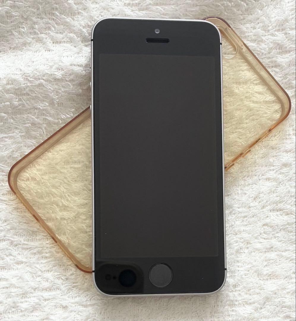 iPhone SE（初代） MP822J/A 32GBスペースグレー+保護ケース