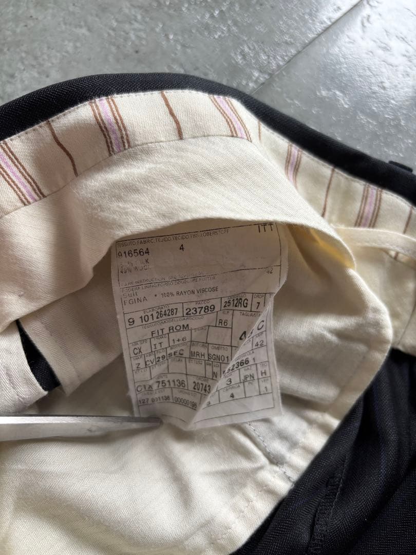 Ermenegildo Zegna シングル2Bスーツ　48 シルク　スイス製