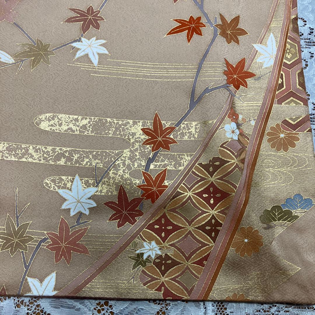 松竹梅柄２点！総柄訪問着&本金箔袋帯