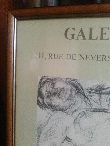 ルートレイユ　展示会ポスター　フランスポスター　額