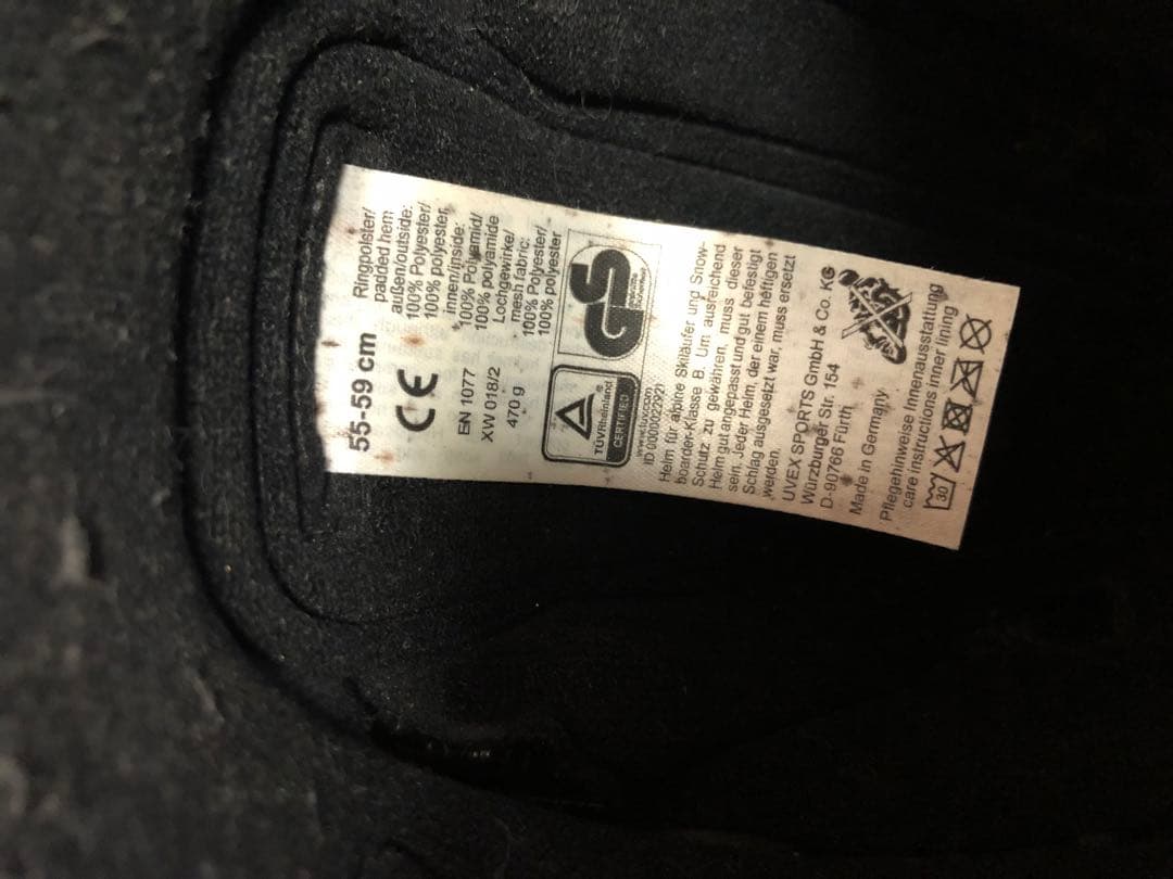 uvex スキー・スノボ用ヘルメット　55-59cm　マットカラー　ネイビー