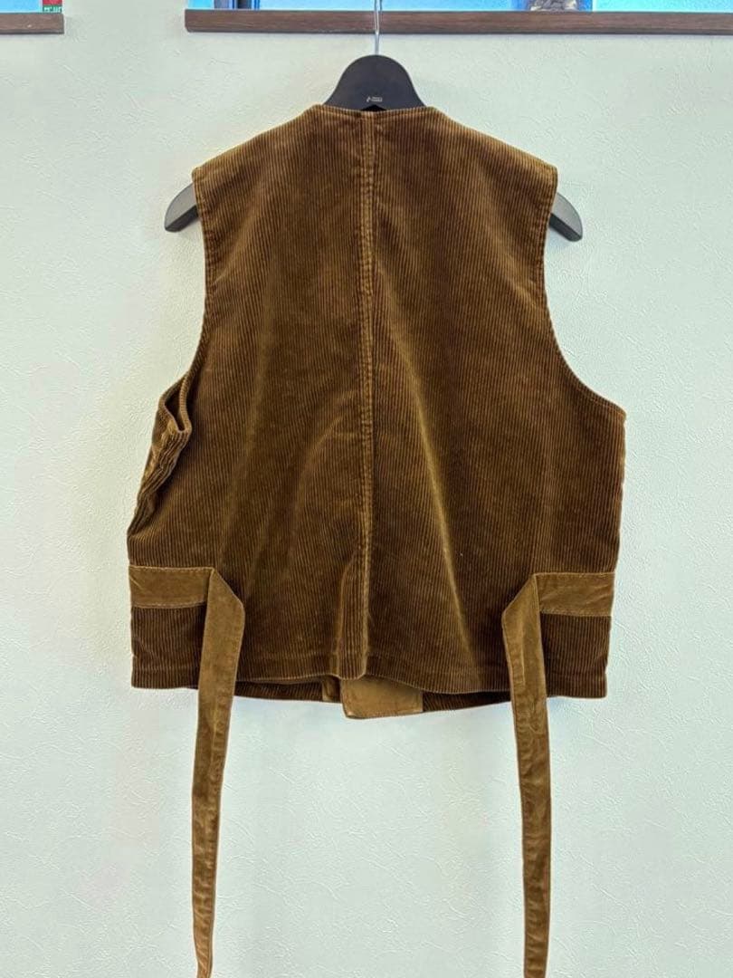 Porter Classic コーデュロイベスト　ゴールデンブラウン