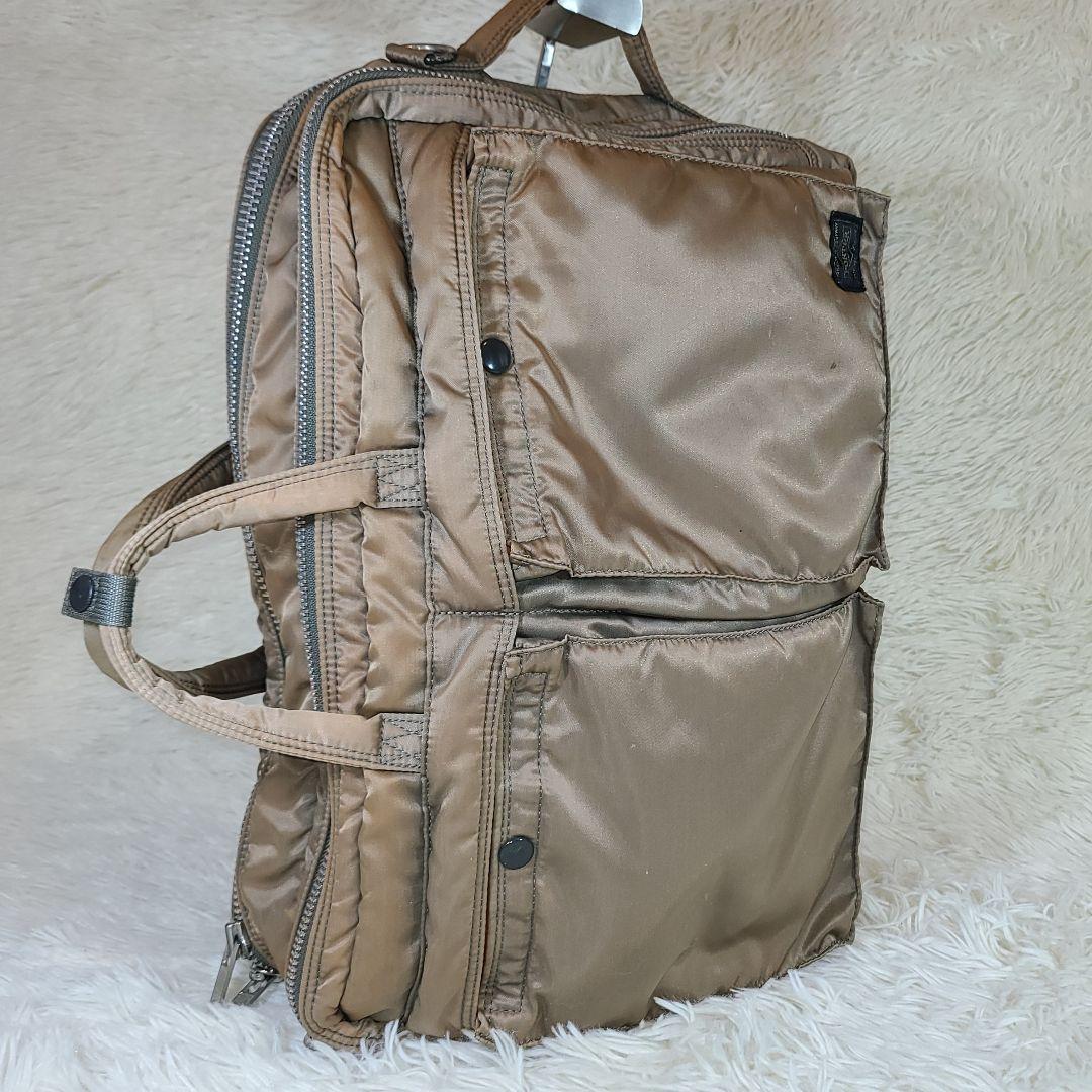 希少【PORTER】ポーター　セージグリーン　3way ビジネスバッグ　リュック