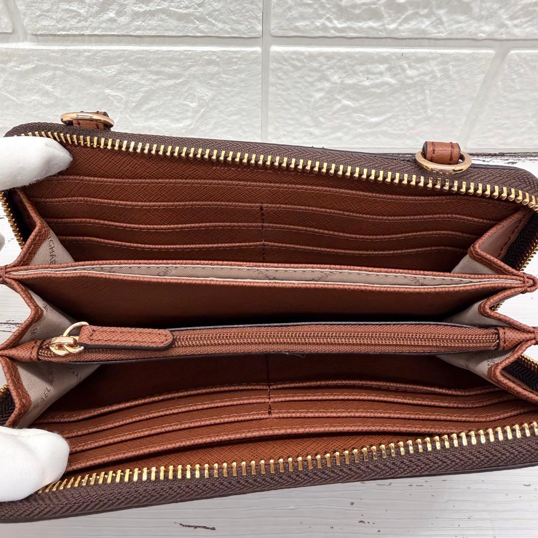 新品・未使用　マイケルコース　ウォレットバッグ　ショルダー　PVC　レザー