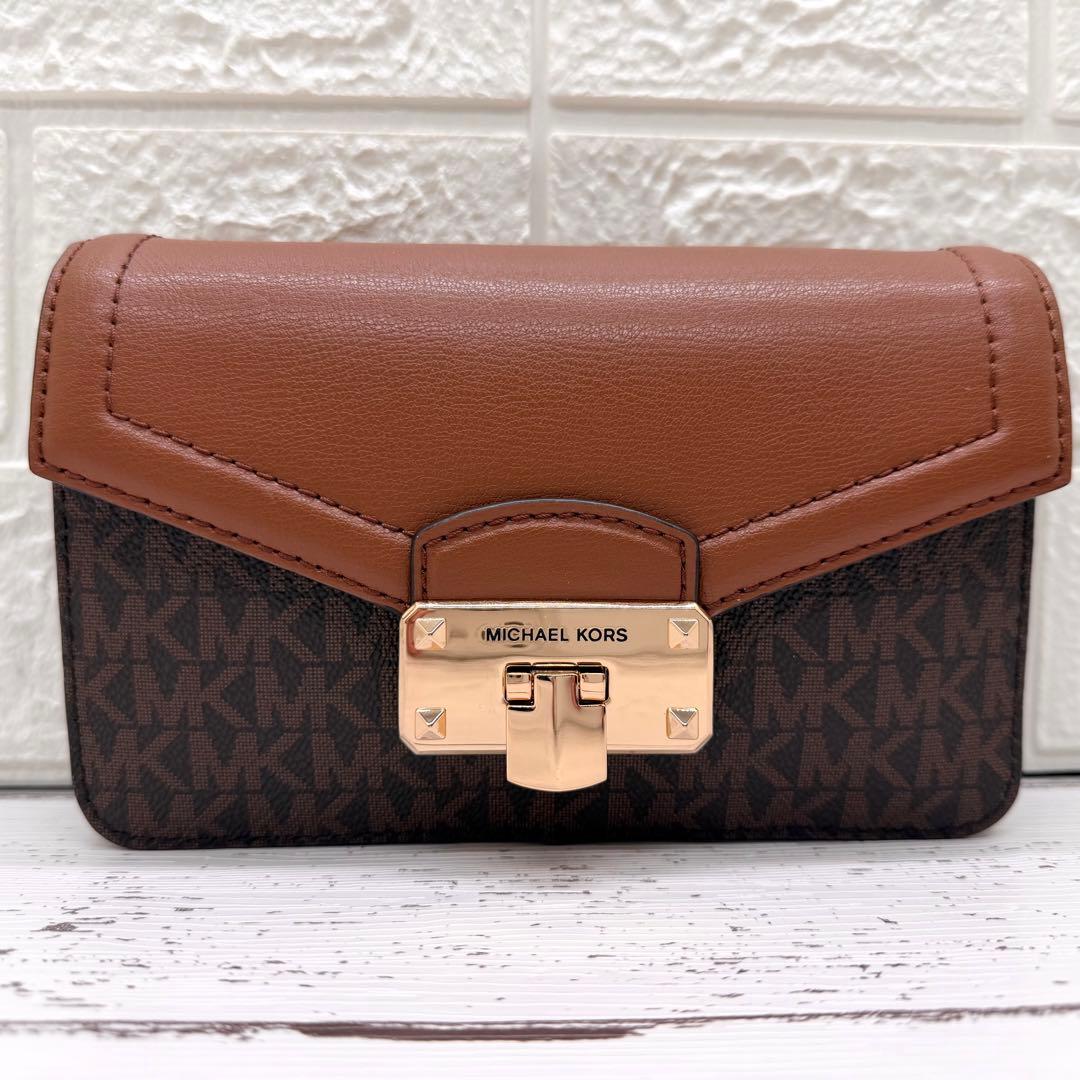 新品・未使用　マイケルコース　ウォレットバッグ　ショルダー　PVC　レザー