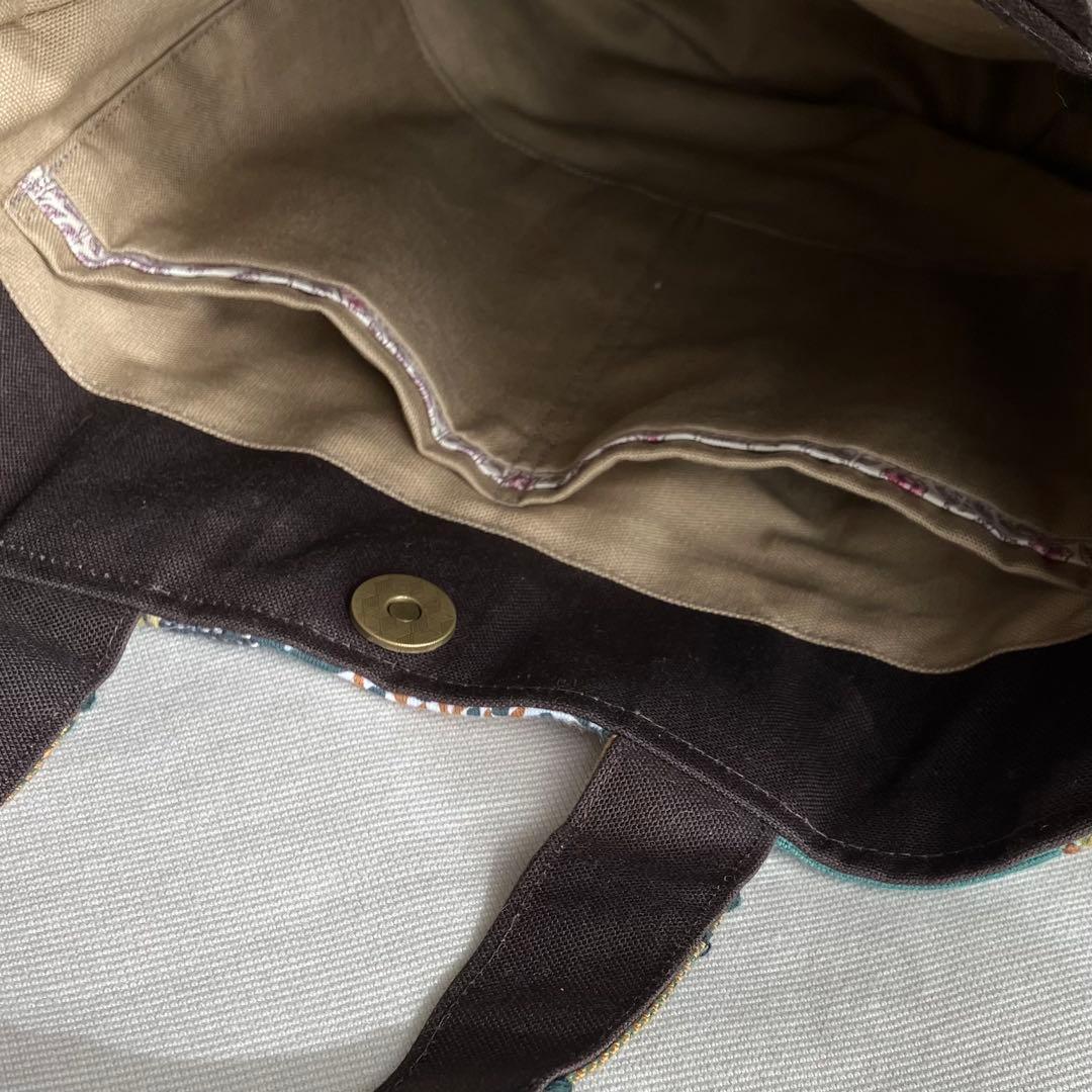 ミナペルホネン ハンドメイド　パッチワーク×tambourine トートバッグ