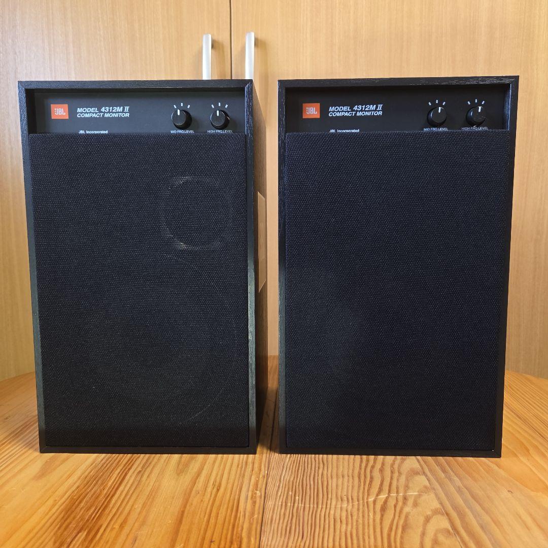 【完動美品】JBL4312M ⅡBKペアスピーカー音出し良好