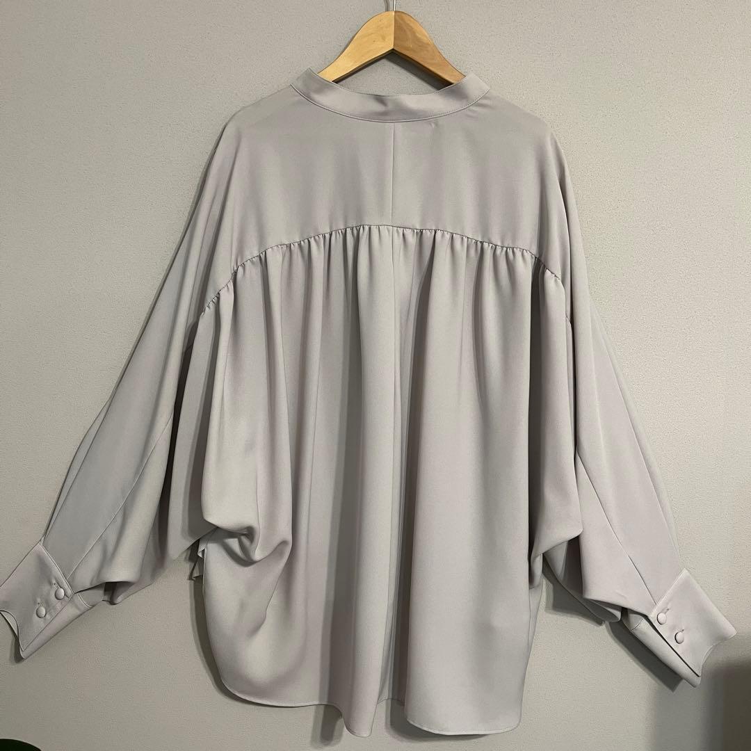 ADORE ライトジョーゼットギャザーブラウス