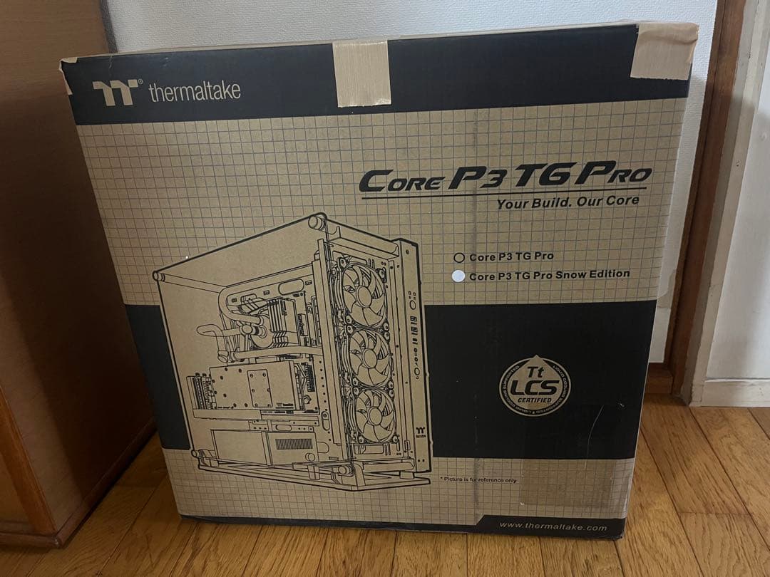 PCケース(自作PC用) Thermaltake Core P3 TG Pro white