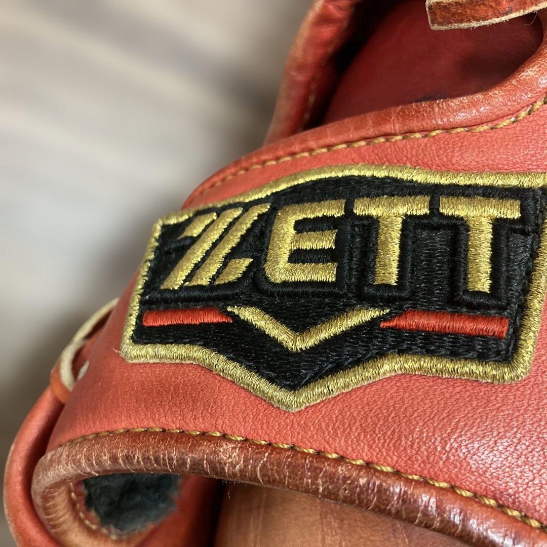 ZETT 野球グローブ大人　軟式　右投げ用 00945250 ヨゴレ有り