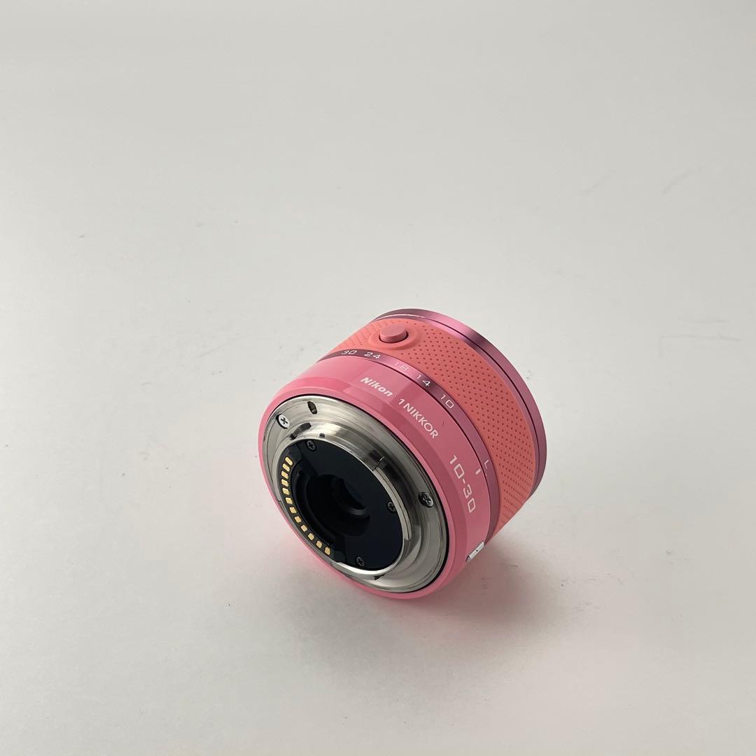 【ショット数6000・返品保証】Nikon1 J1ピンク10-30 レンズキット