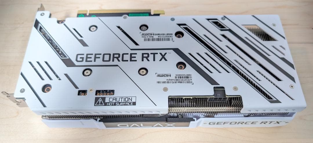 新品同様 GALAX RTX 3060 Ti ホワイト