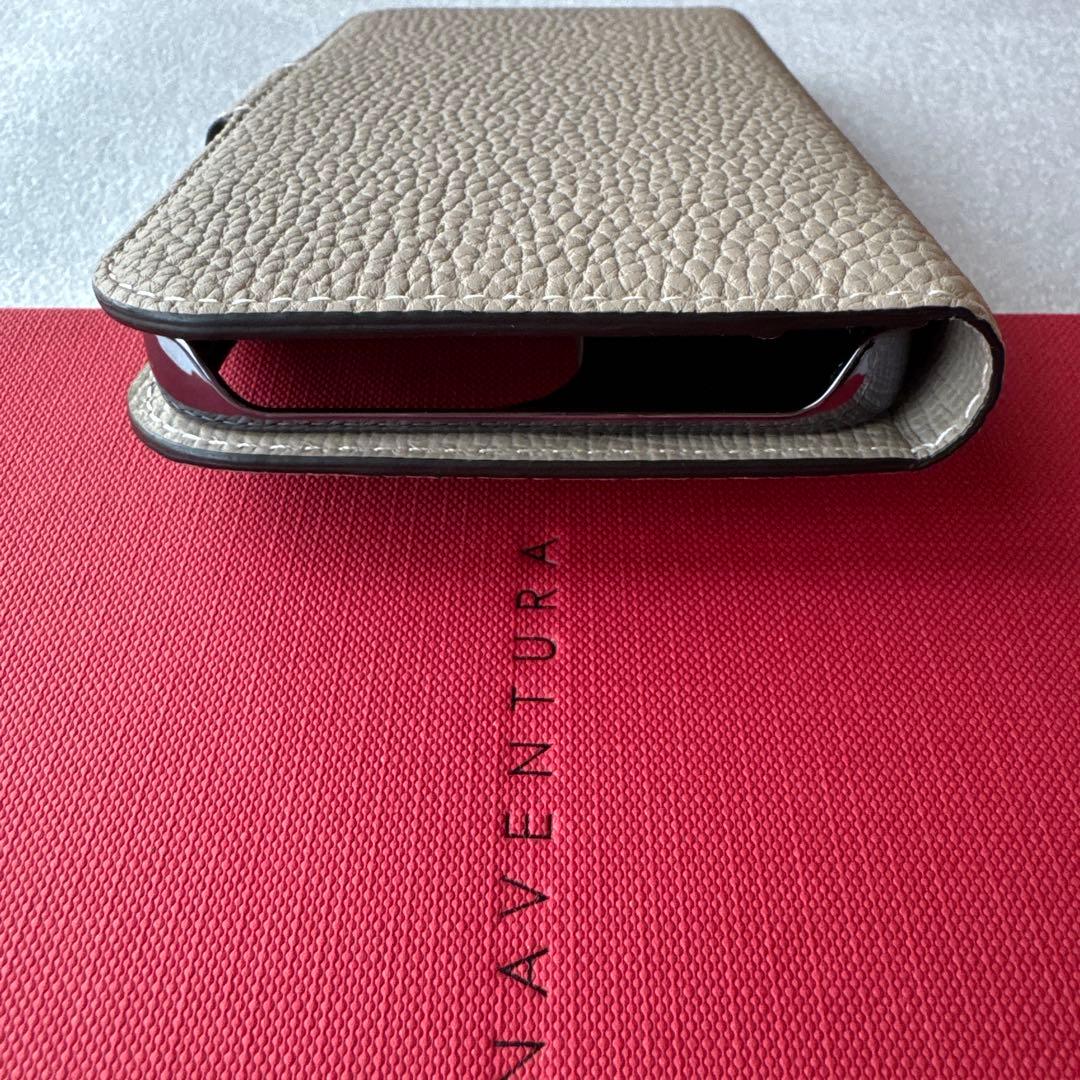 BONAVENTURA スタンドダイアリーケース　シュリンクレザー　グレージュ