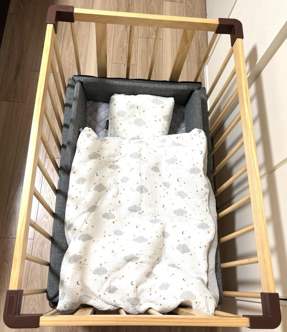 ファルスカ　ミニジョイントベッドネオ　コンパクトベッドフリー　ベビーベッド