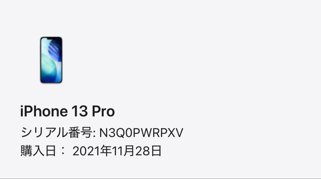【美品】iPhone 13 Pro 1TB シルバー SIMフリー