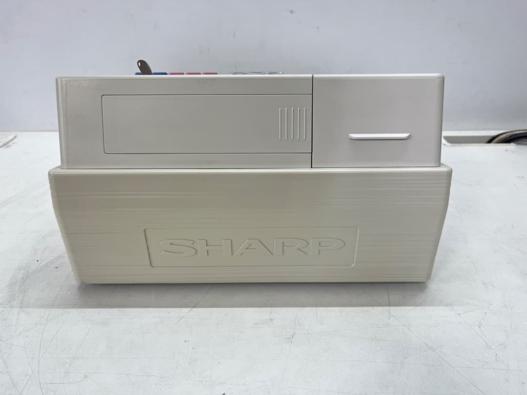 SHARP（シャープ）　電子レジスタ　XE-A147　ロール紙付　鍵付　f861
