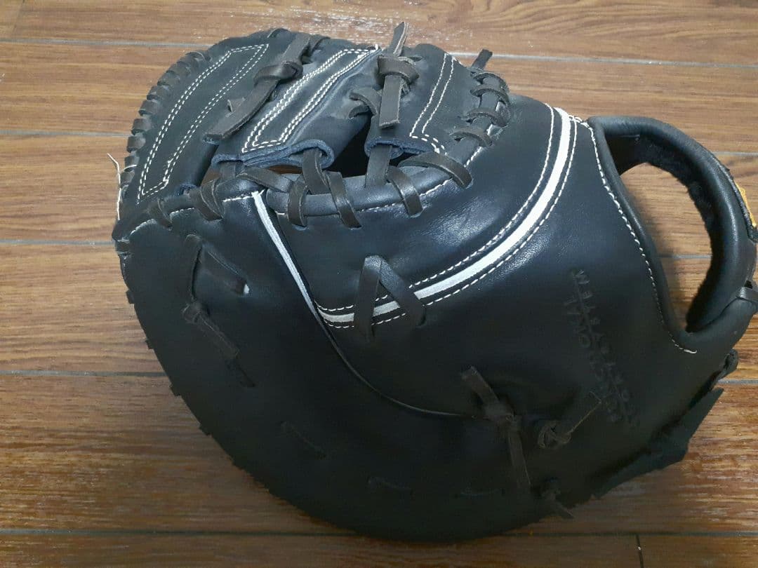 DESCENTE 軟式ファーストミットブラック