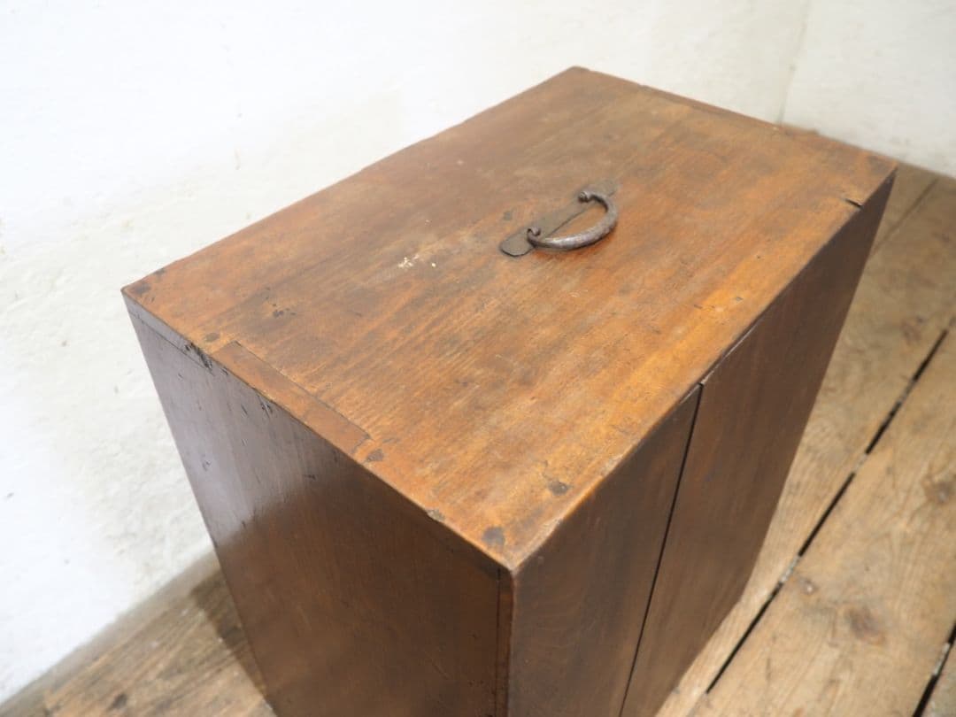 1209 アンティーク　収納棚　飾り棚　箪笥　引き出し　ケース　レトロ　骨董