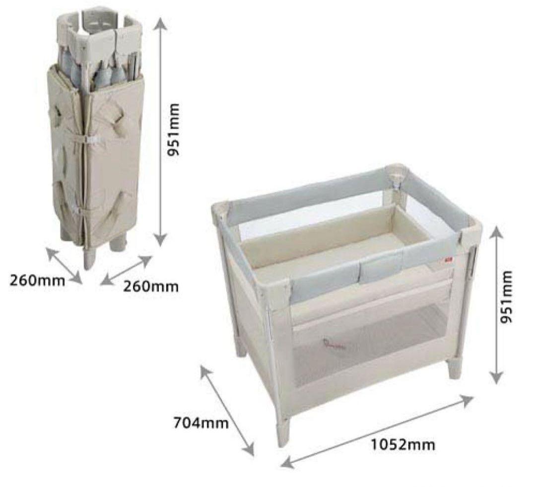 アップリカ ココネルエアープラス　ベビーベッド