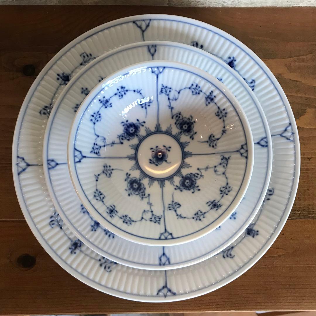 ロイヤルコペンハーゲン　ブルーフルーテッド セット