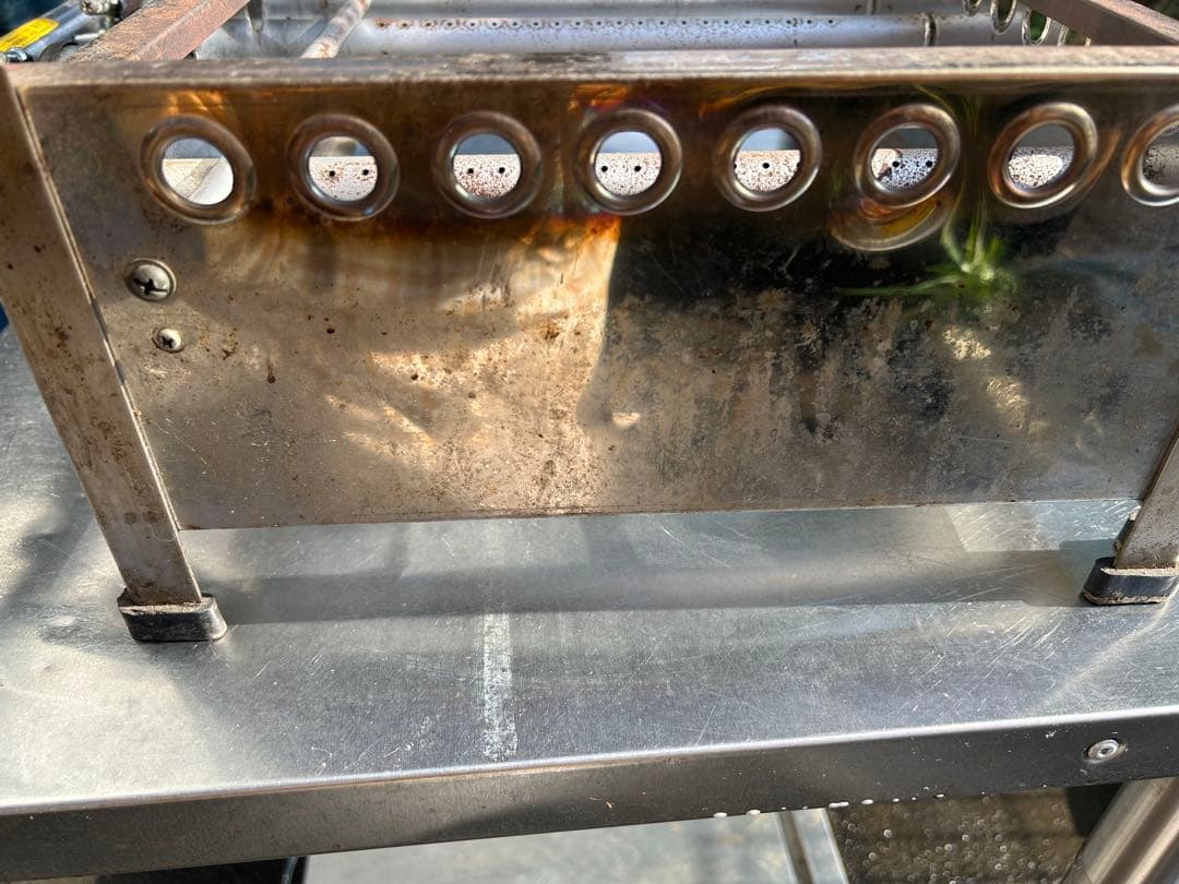 業務用　中古　卓上プロパンどて焼　鉄板焼　餃子焼き機