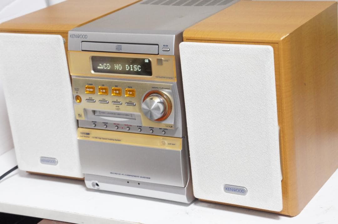 CD→MD/テープダビング★Kenwood コンポ RXD-SJ3 0202