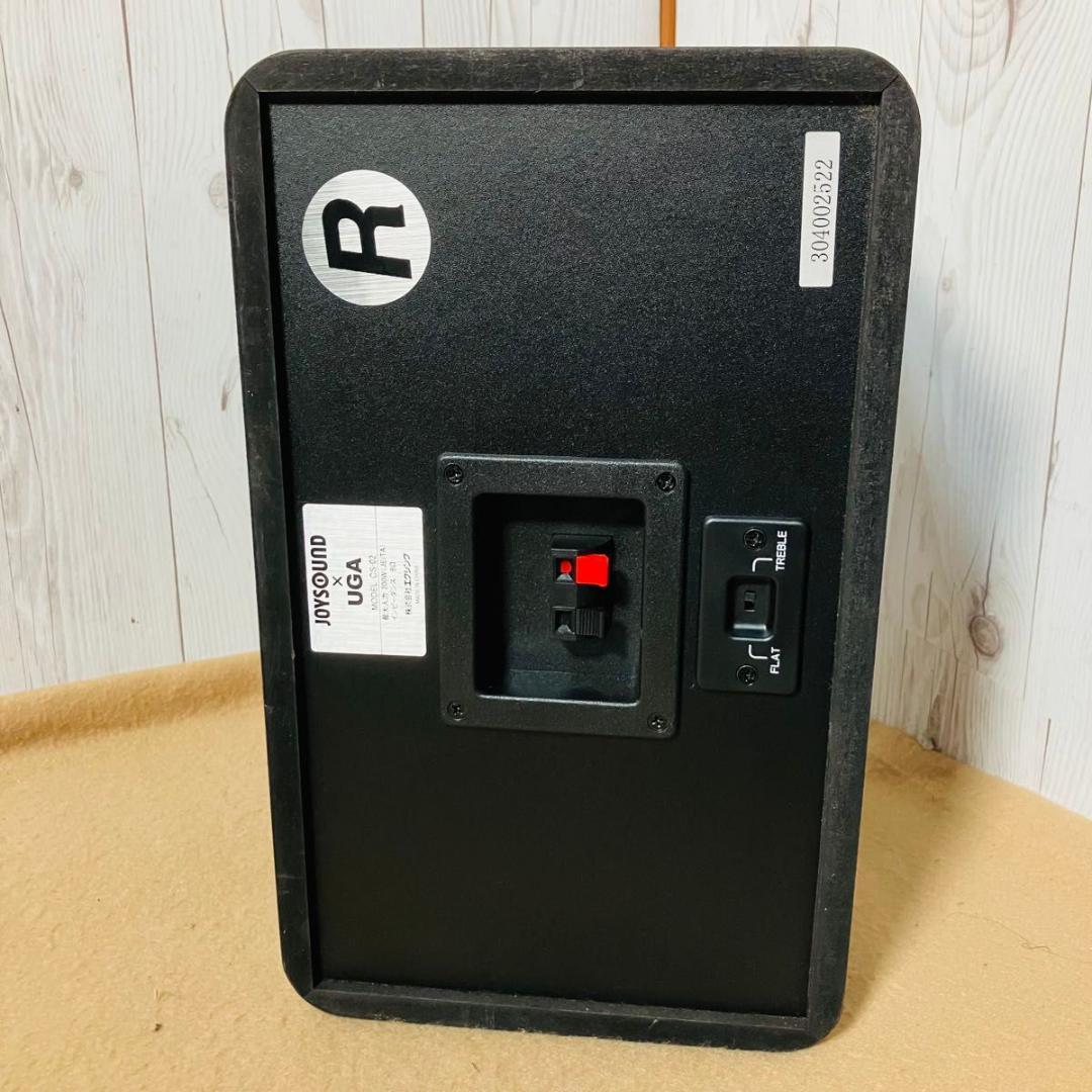 美品 エクシング JOYSOUND×UGA CS-02 ペアスピーカー カラオケ