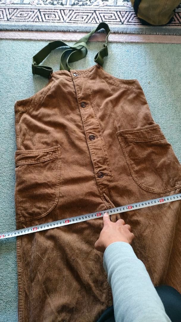 go hemp コーデュロイ オーバーオール