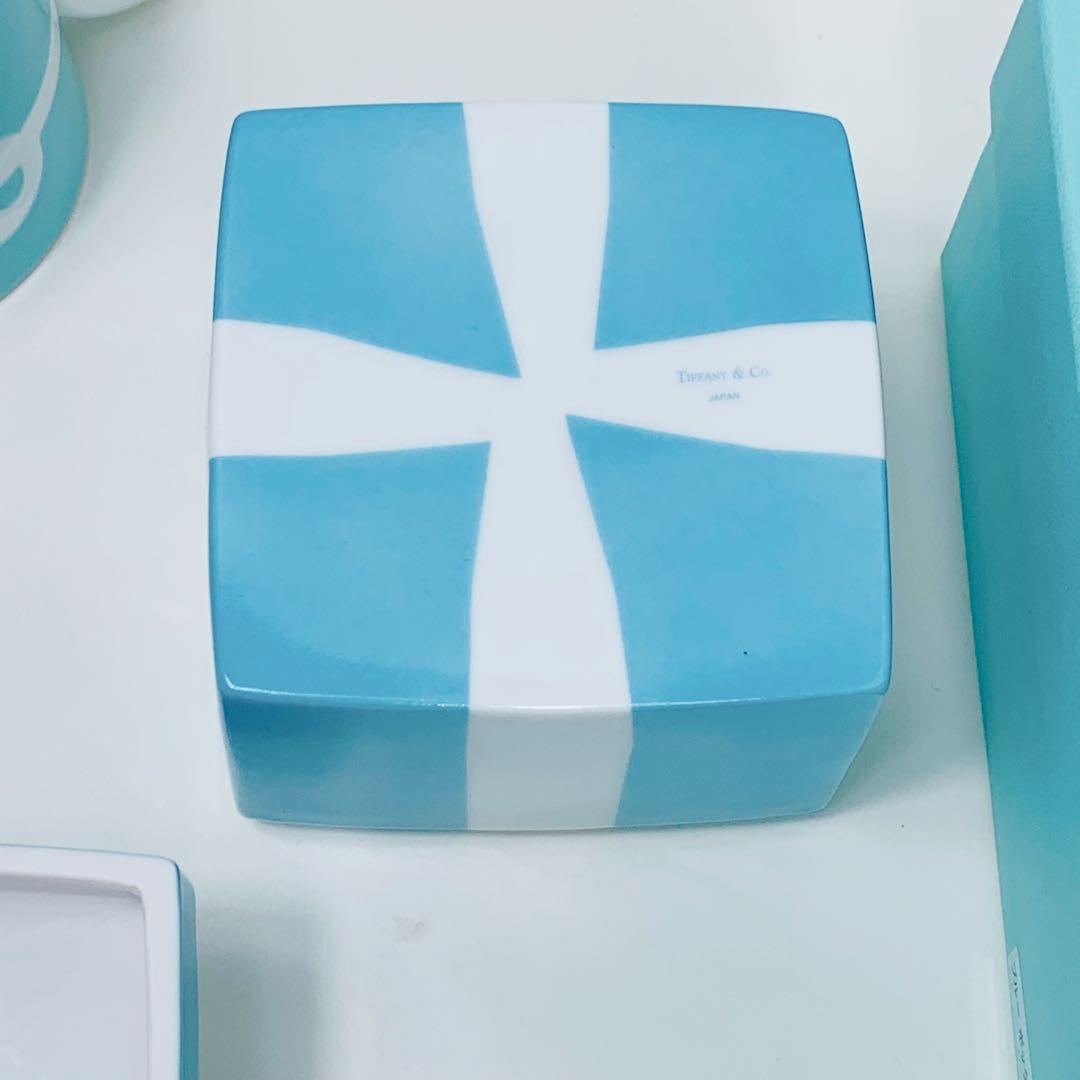 未使用品 Tiffany＆Co. ティファニー ブルーリボン 食器 セット7点