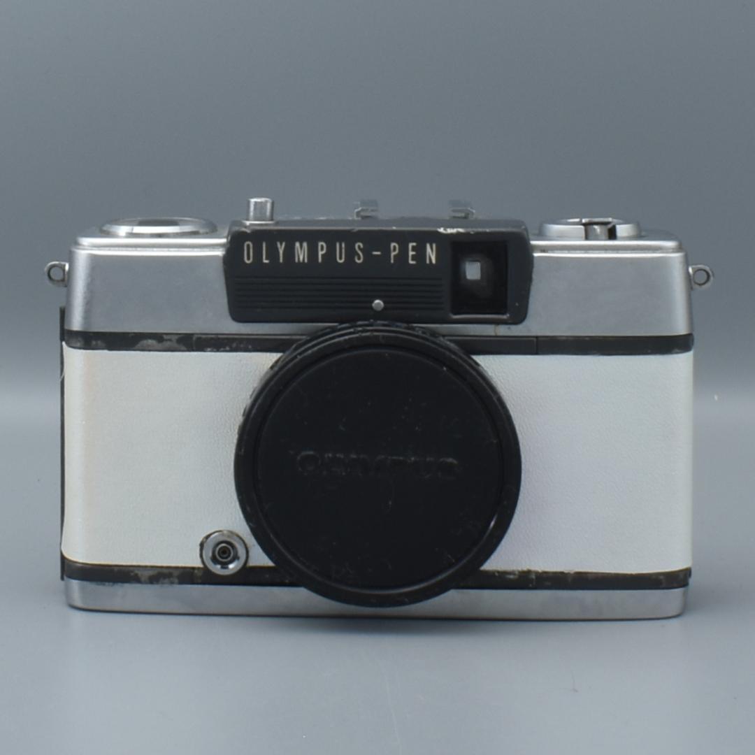 整備済 OLYMPUS EE-2 ホワイト 外装リメイク 動作OK 赤ベロOK