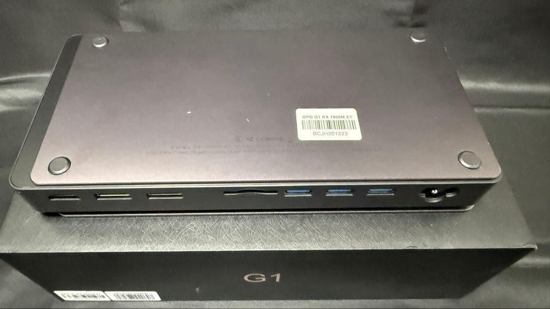 値下げ！GPU GPD G1 2023 Radeon RX 7600M XT