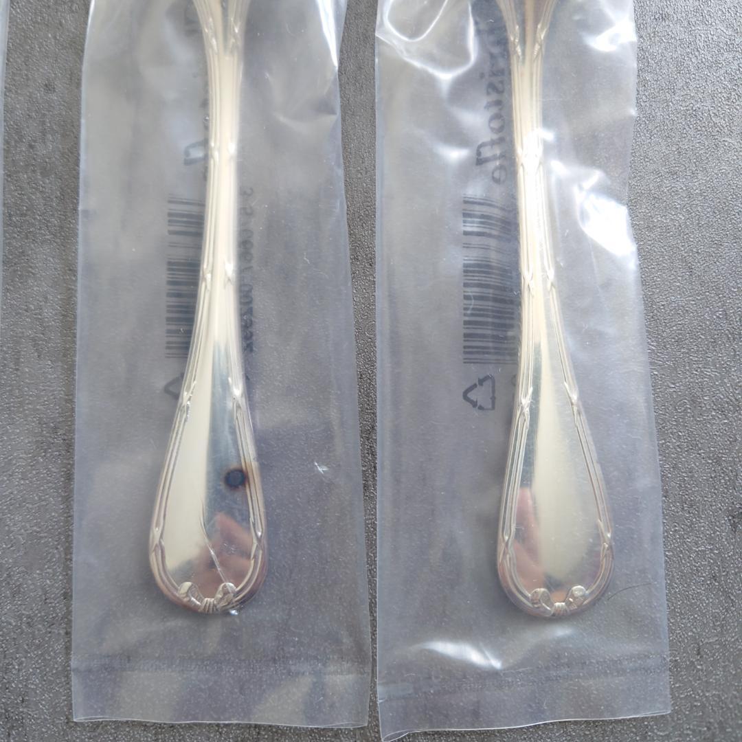 クリストフル リュバン ケーキフォーク コーヒースプーン 未開封 4点 紙箱入り