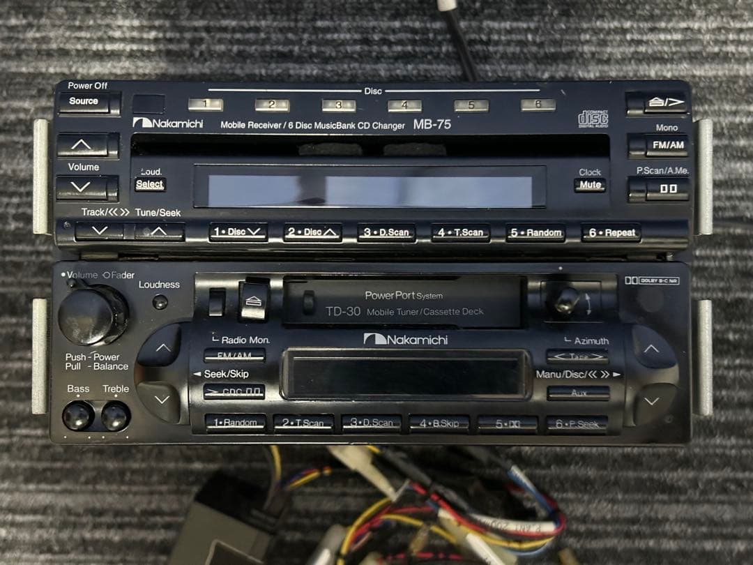 Nakamichi MB-75 CDチェンジャー & TD-30カセットデッキ