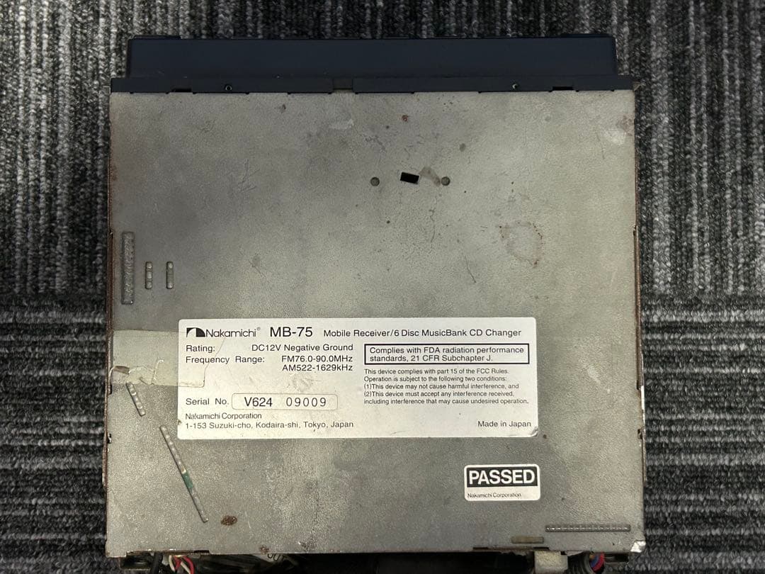 Nakamichi MB-75 CDチェンジャー & TD-30カセットデッキ