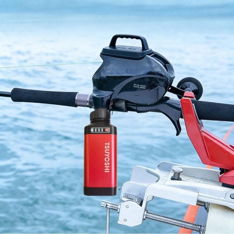 ダイワ シマノ用電動リール専用バッテリー セット 14.8V 赤3500mAh