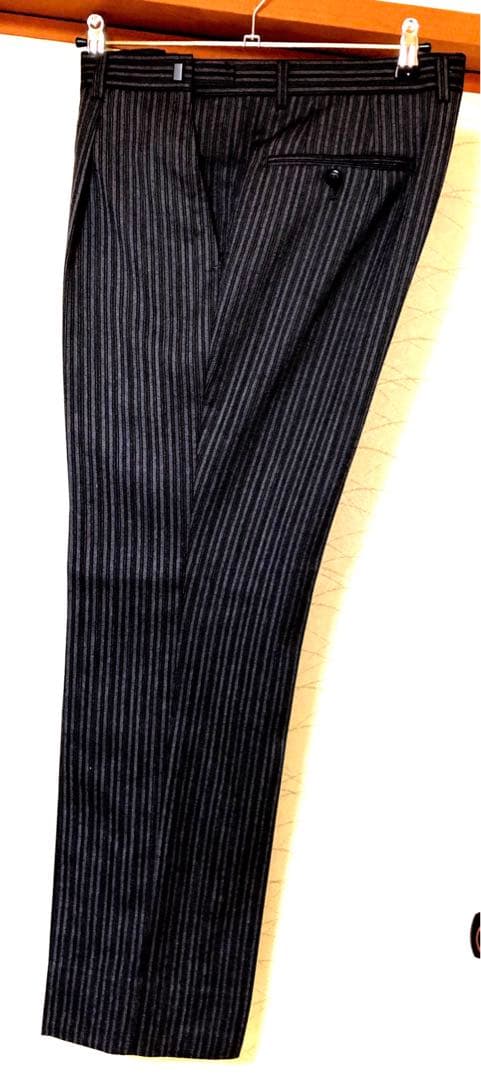 【ドライクリーニング済‼️】2回使用　モーニングコート 縦縞パンツ ベストAOKI