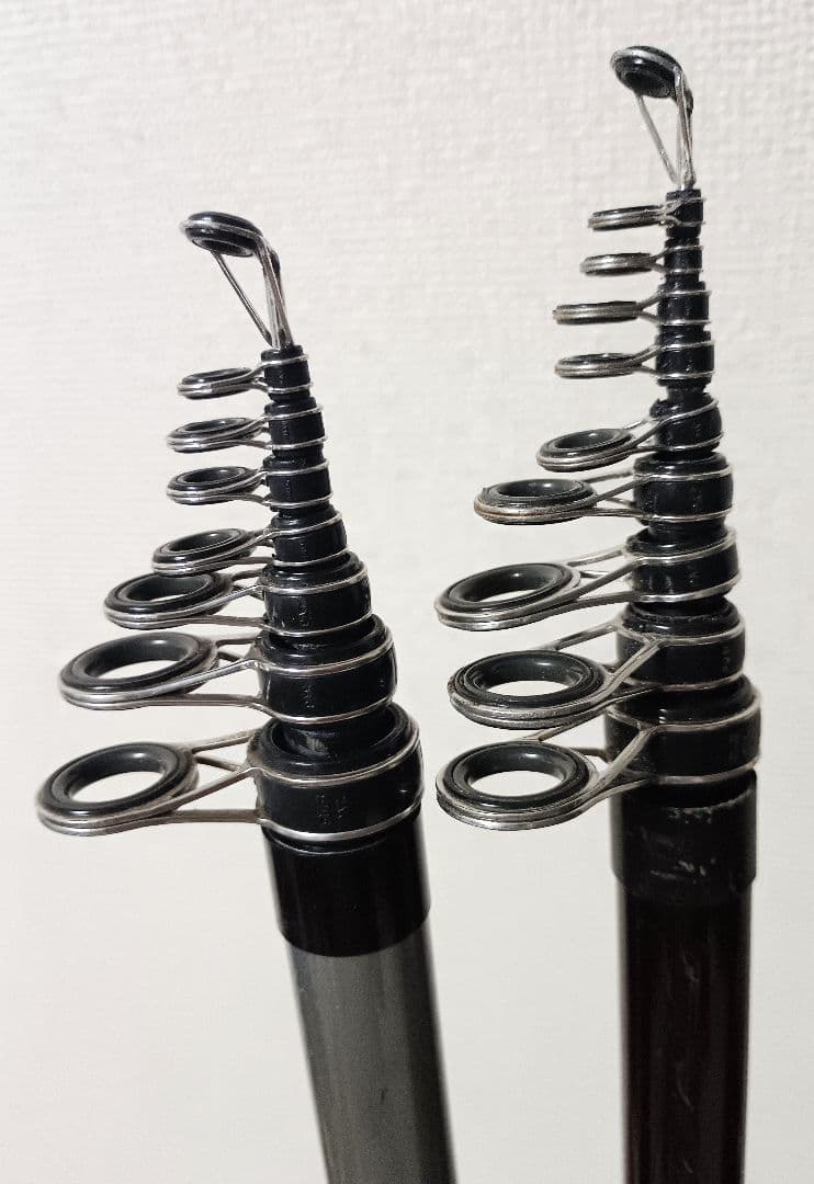NFTハイパーループ大磯3号5.3m&日新エクシード黒磯3号5.3m遠投磯竿