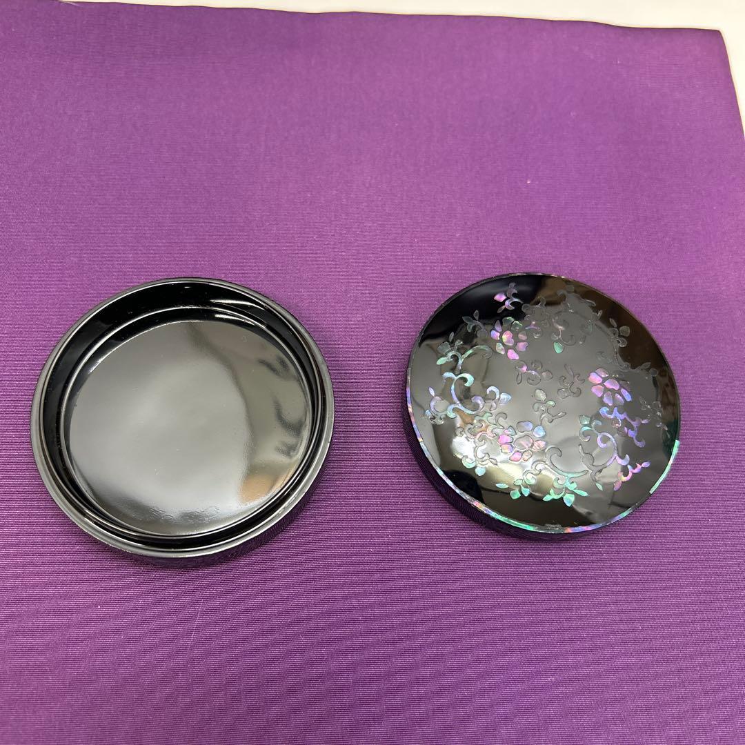 琉球青貝香合