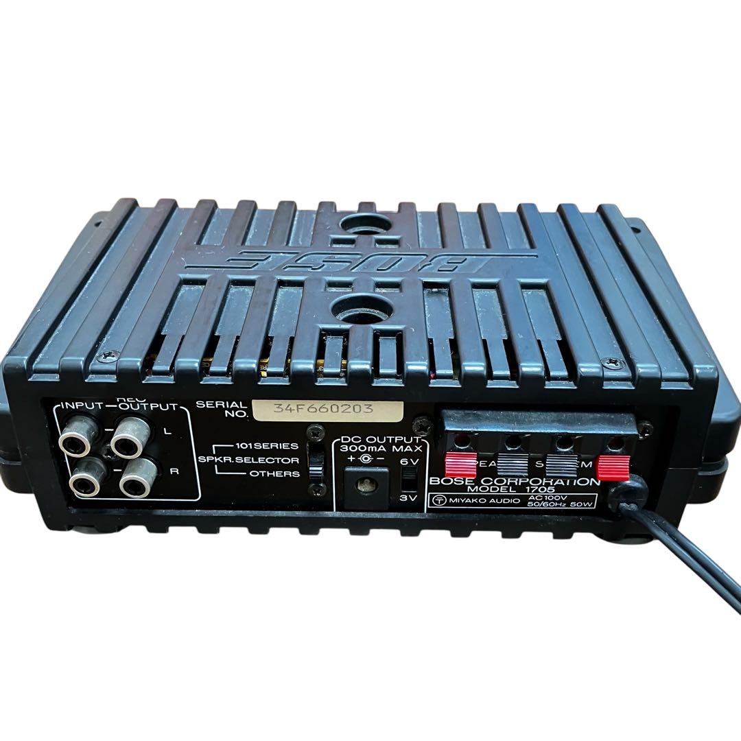 【中古】BOSE ボーズ 1705 コンパクトステレオパワーアンプ オーディオ
